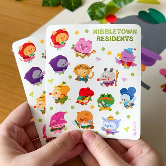 

Nibbletown Residents Sticker Sheet
