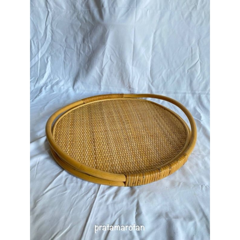 Nampan Rotan / Nampan serbaguna / Nampan klasik / Nampan Aesthetic / Nampan