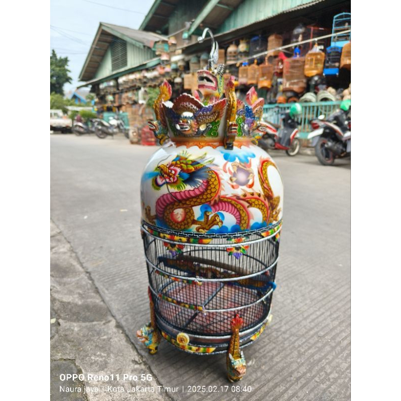 (GOJEK) KANDANG SANGKAR PERKUTUT MAHKOTA KAKI NAGA
