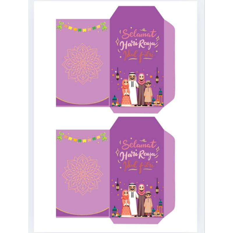 

8 DESAIN AMPLOP LEBARAN SIAP PRINT