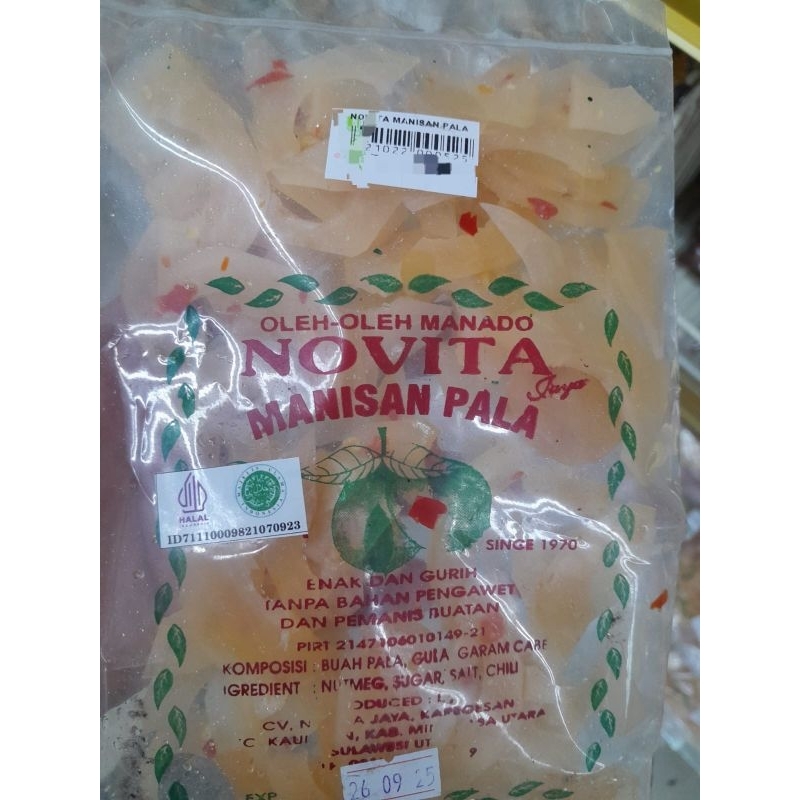 

Manisan Pala Pedas Novita Since 1970