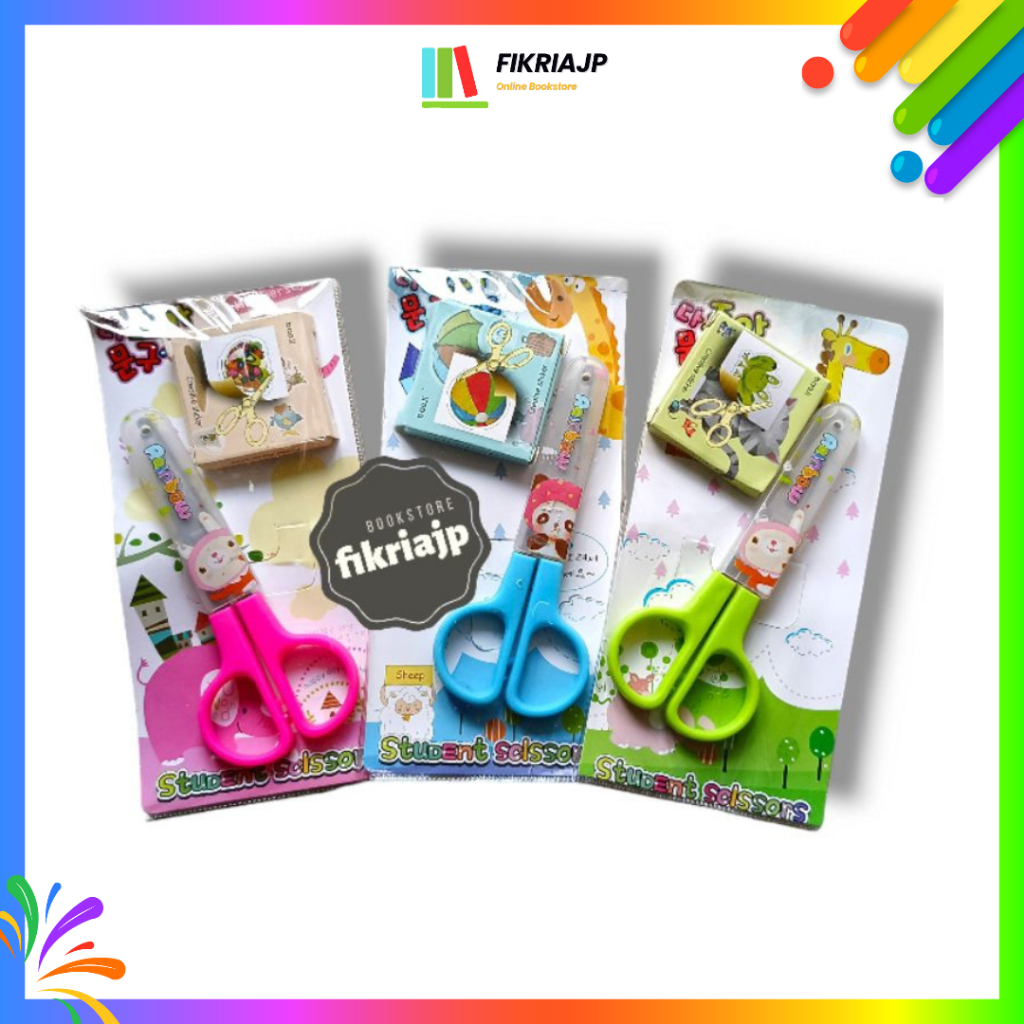 

Gunting Anak Bonus Creative Sticker (Student Scissors)