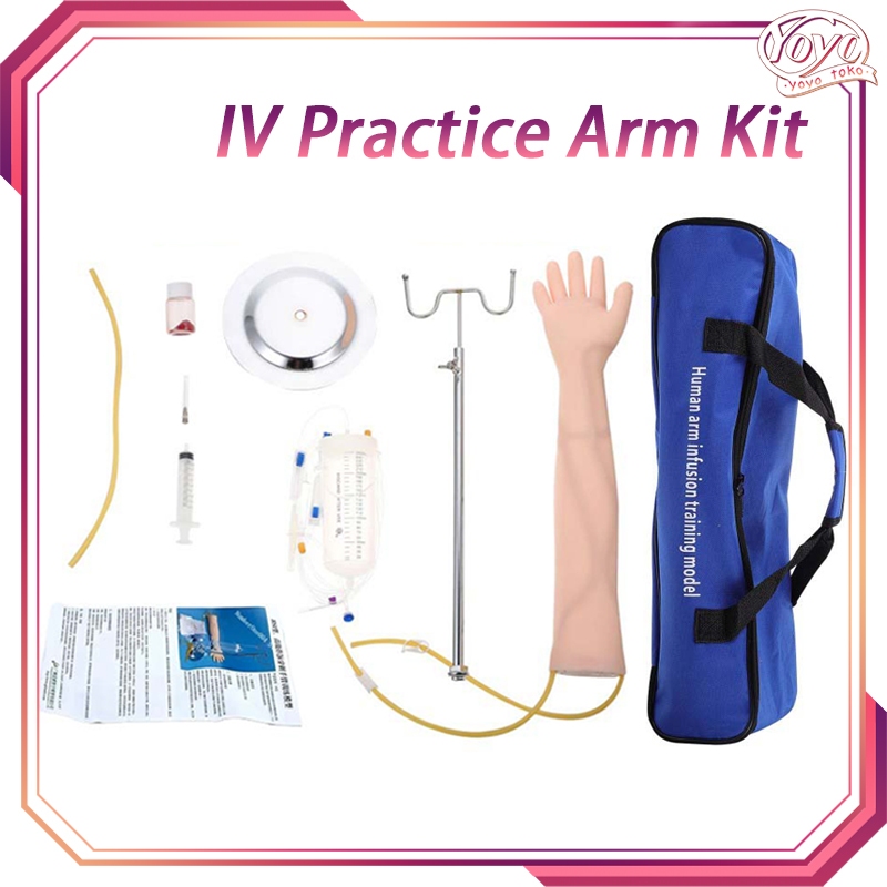 Manikin Tangan Infus / Set Manekin Lengan Infus Silikon / Alat Peraga Tangan Infus