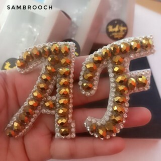 BROS HURUF KRISTAL GOLD FREE BOX BROS CANTIK BROS HIJAB