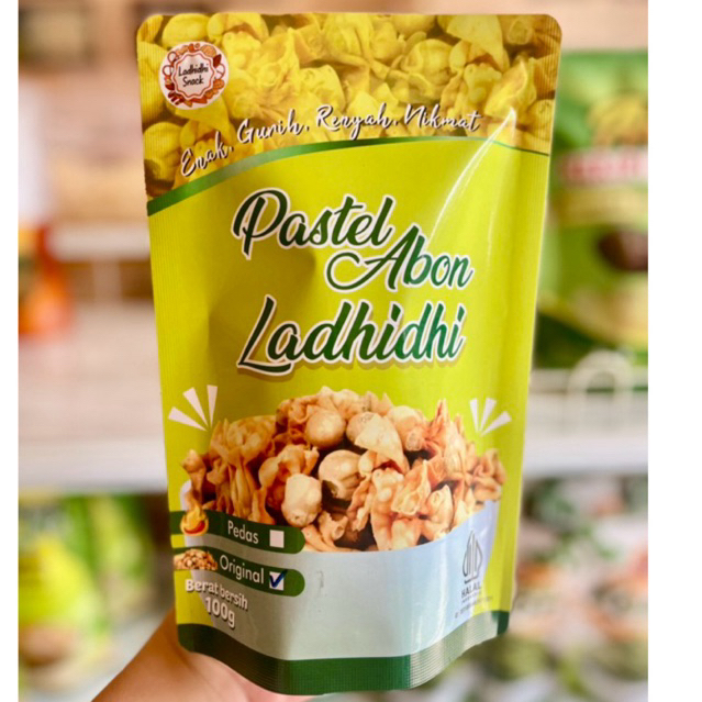 

Pastel Abon Ladhidhi Halal Asli Mojokerto 100gr Pastel Kecil Enak Gurih