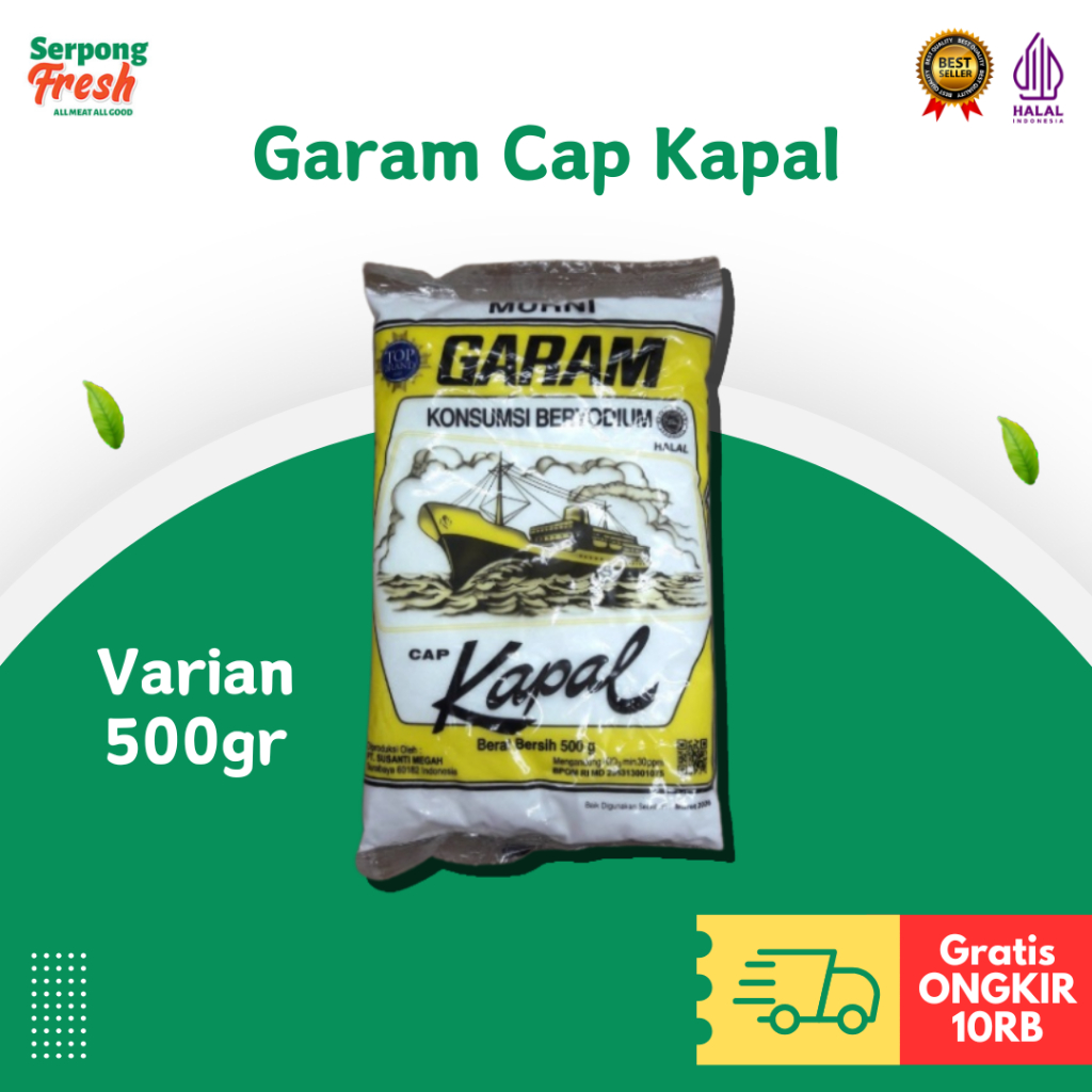 

Garam Cap Kapal 500 gr