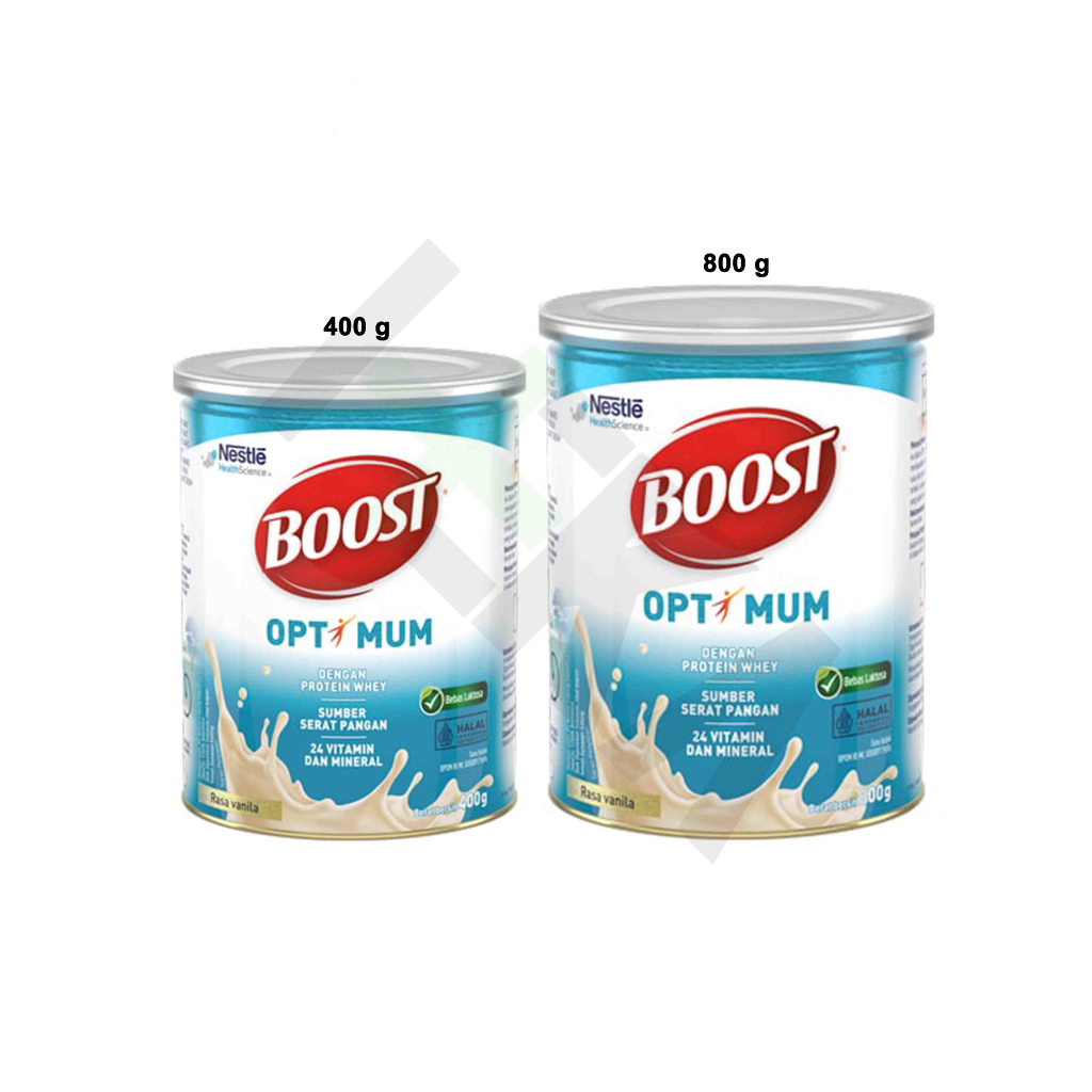 

Boost Optimum Kaleng 400 g / 800 g - Susu Bubuk Whey Protein Lansia [Majapahit]