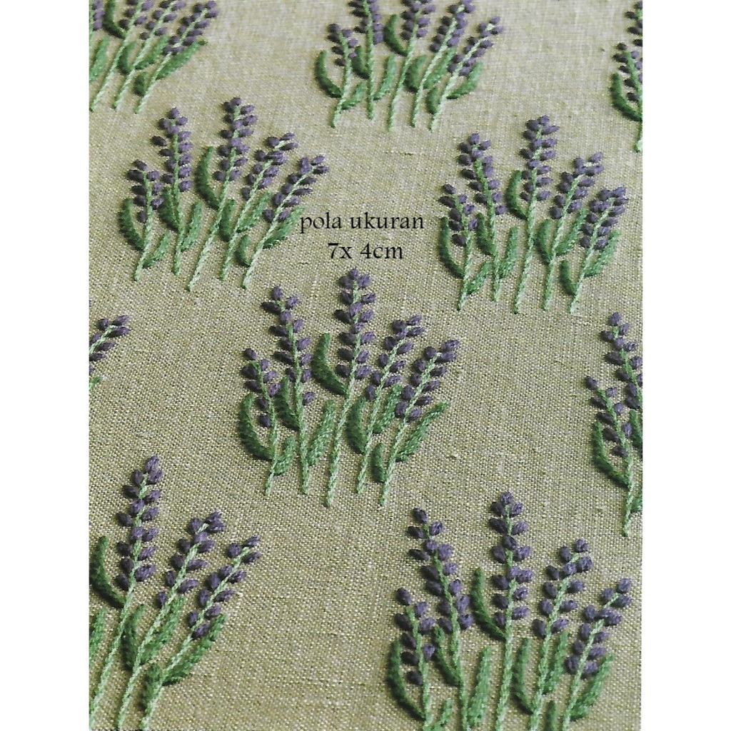 Pola sulam Lavender