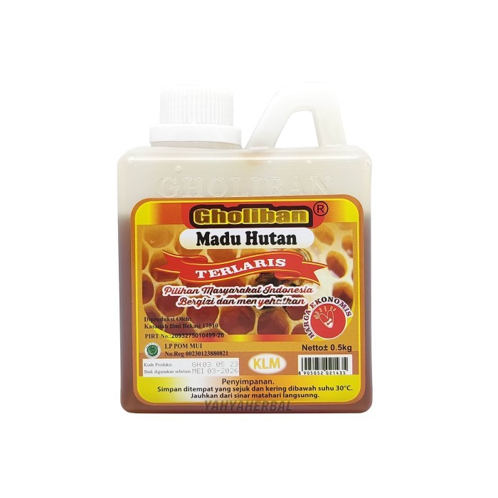 

Madu KLM Gholiban 500gr ORIGINAL Botol Timbul Huruf Gholiban