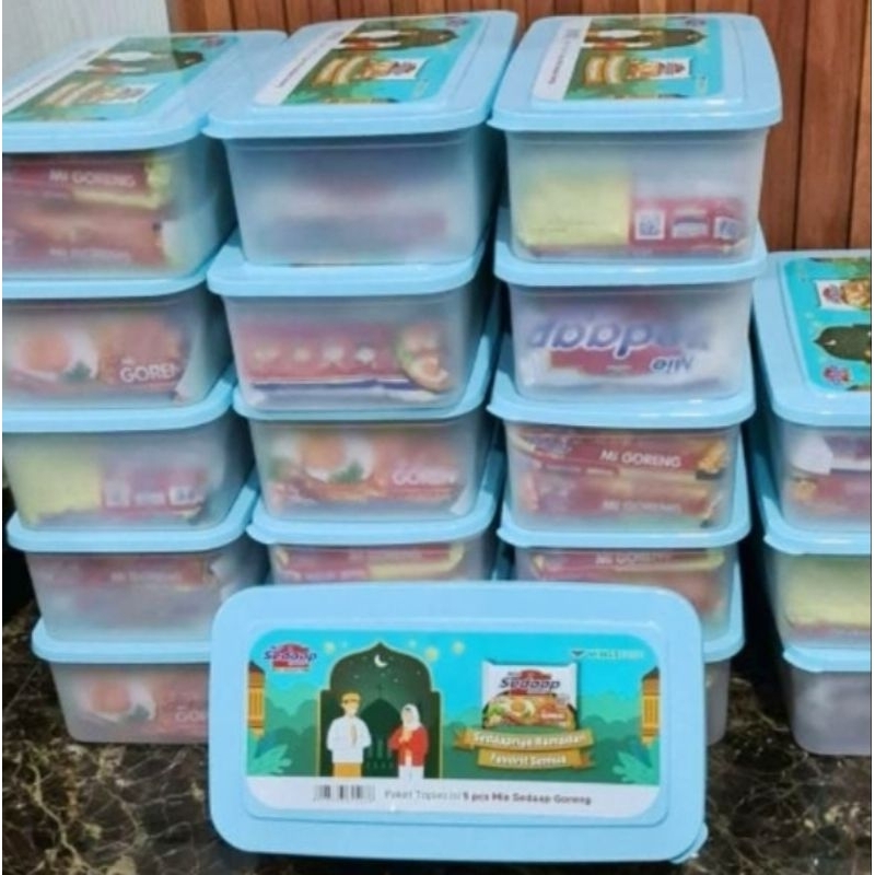 

Paket container mie sedaap goreng isi 5
