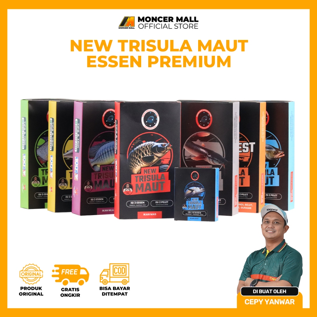 Essen New Trisula Maut By Cepy Yanwar Umpan Mancing Kolam Harian Galapung Galatama Mas Babon Lele