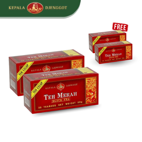 

(BUY 2 FREE 2) Kepala Djenggot Teh Merah Celup 25's 50 gr