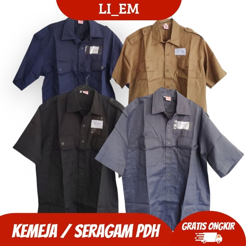 SERAGAM PDH, BAJU SAFARI, BAJU OUTDOOR. Merk Lotte Mart.
