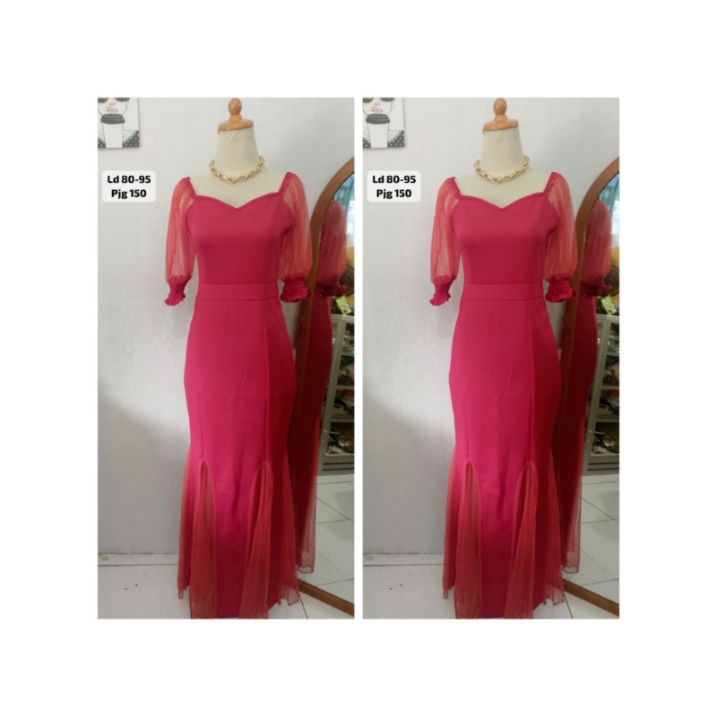 PRELOVED GAUN PENYANYI/GAUN SINGER/LONGDRESS/KEBAYA