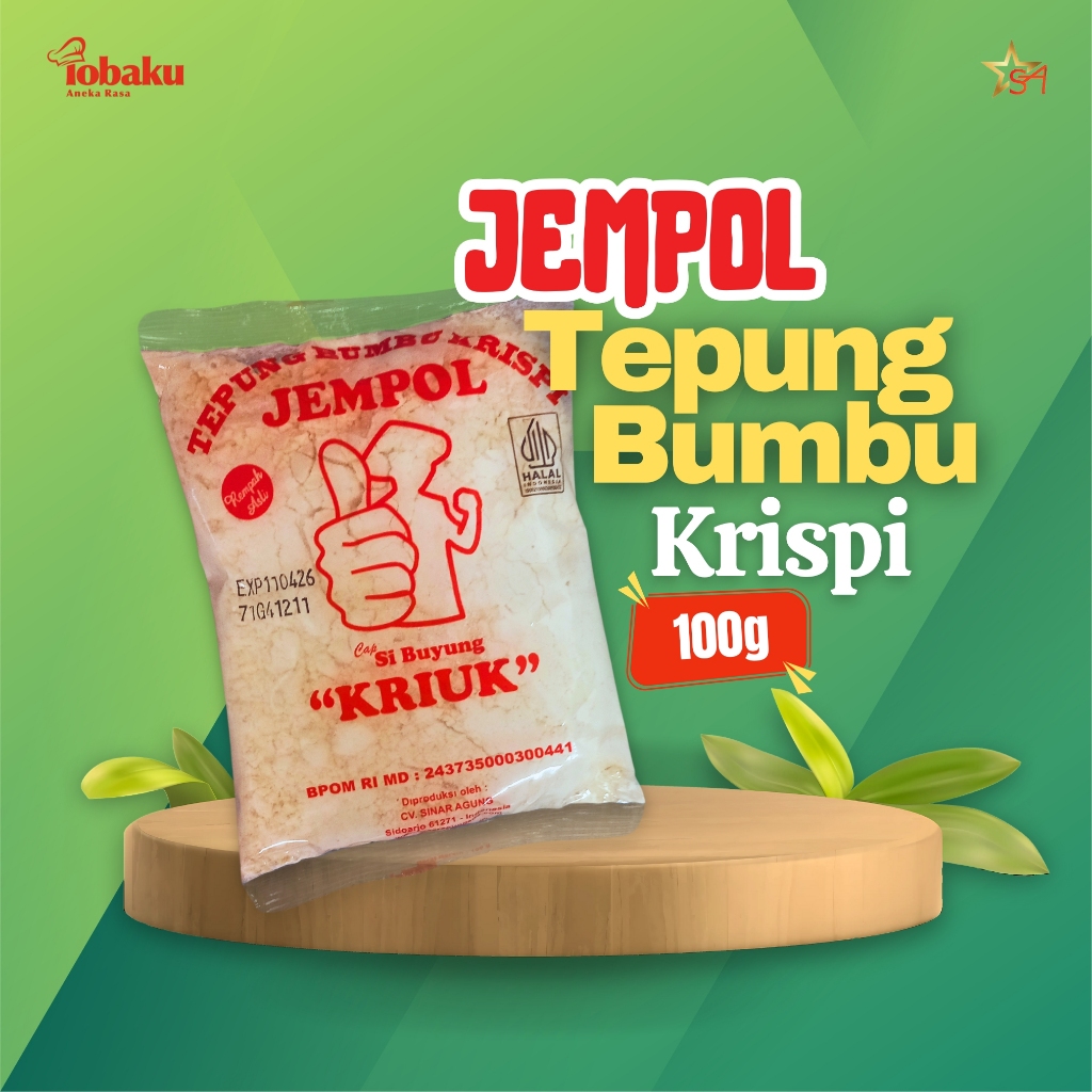 

Tepung Bumbu Krispi JEMPOL Si Buyung Kriuk 100g _