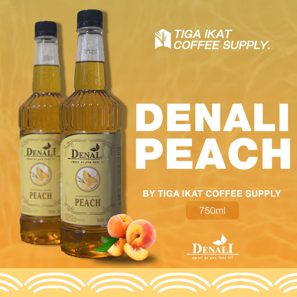 

Denali Sirup Peach - Coffee Syrup Peach - 750 ml