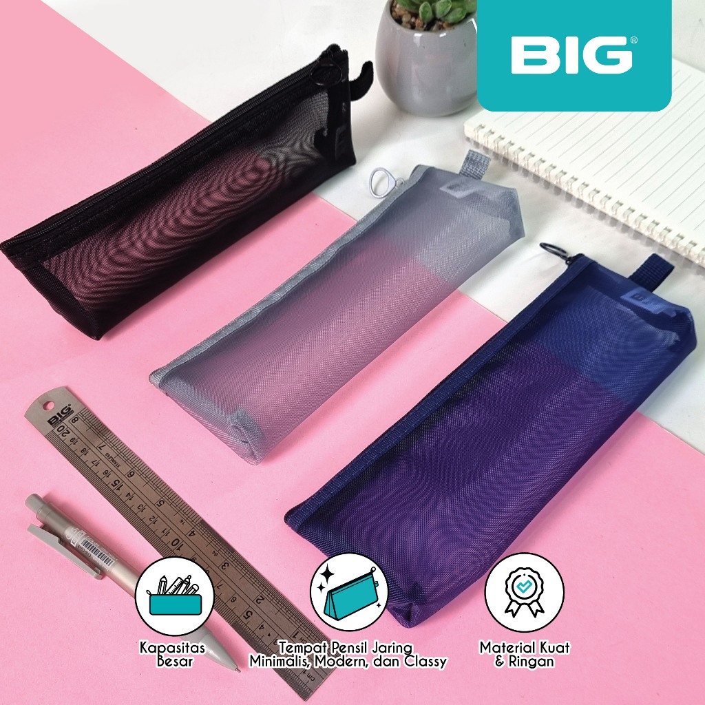

BIG Kotak Pensil Jaring/ Tempat Pensil Jaring/ Pencil Case Jaring Bentuk Triangle Segitiga PF-052