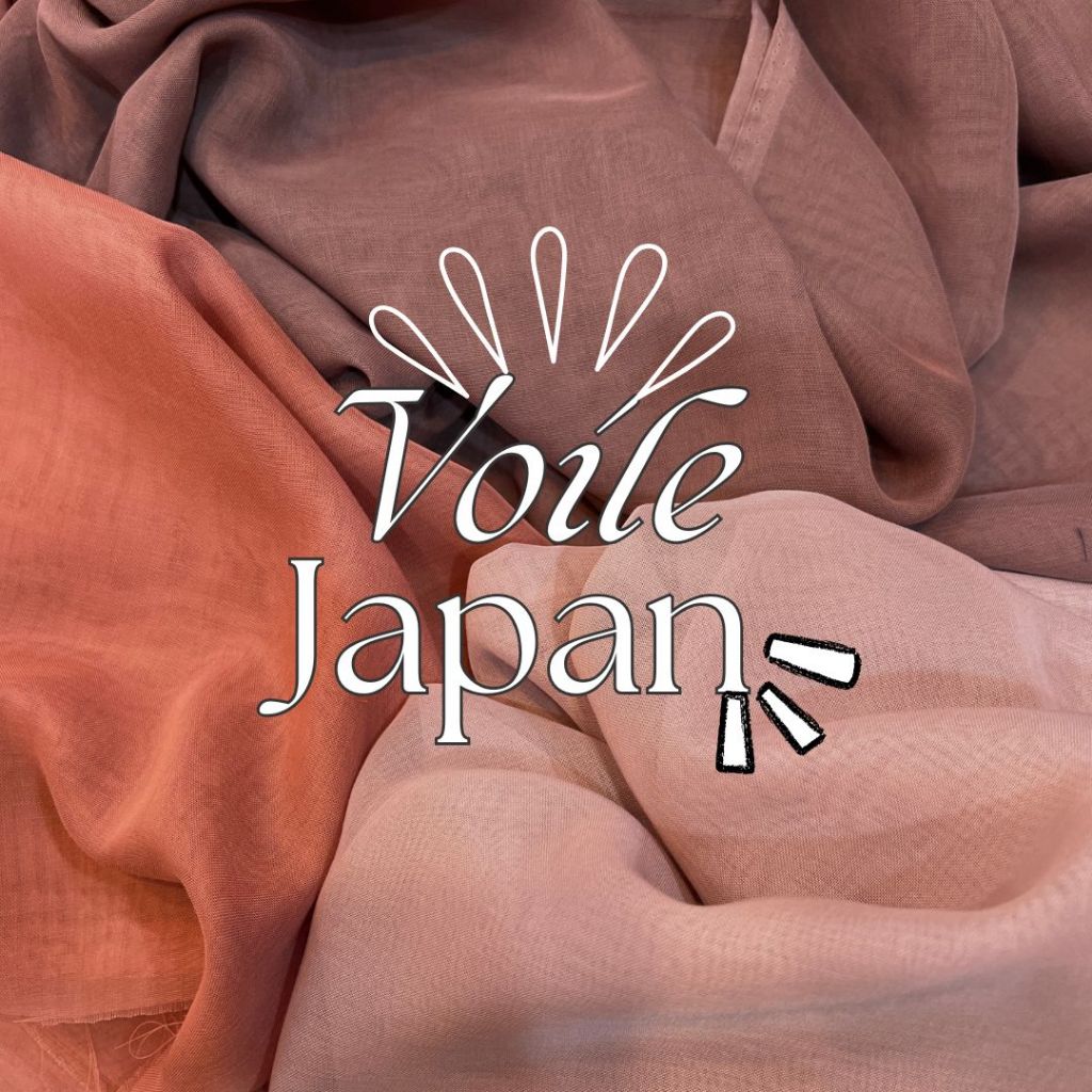 Kain Voile Paris Premium / Paris Premium / Bahan Hijab Voile Paris (Harga per 1.15m)