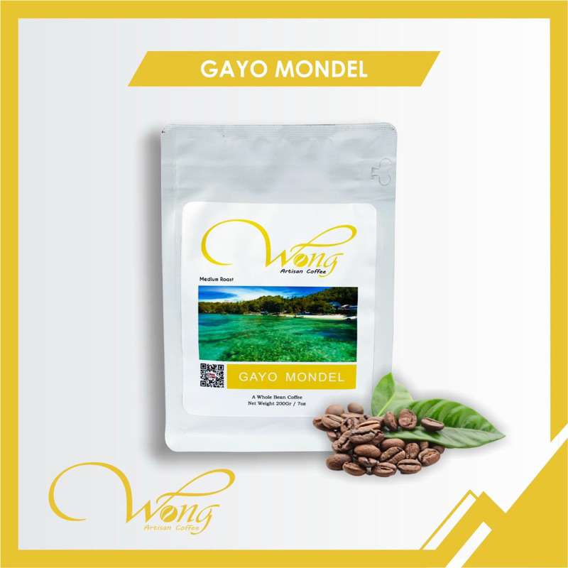 

Kopi Arabica Gayo Mondel 200Gram Medium Roast - Biji Kopi