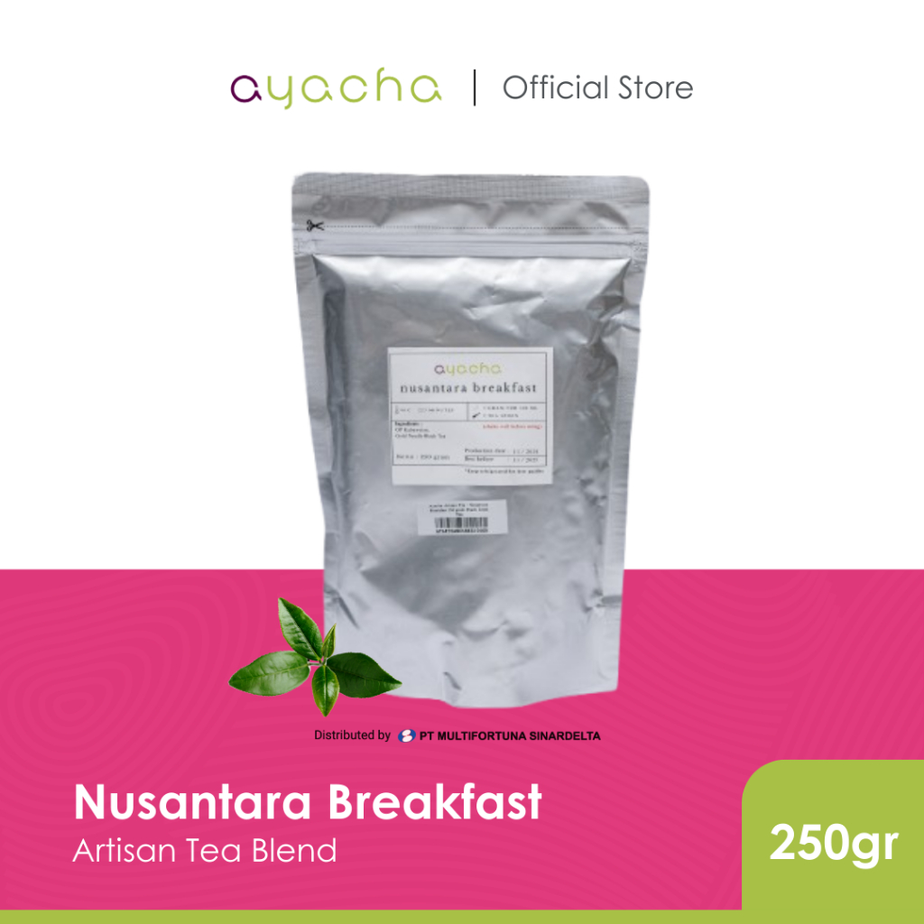 

Ayacha Artisan Tea - Nusantara Breakfast | Loose Tea 250 Gram | Teh Bunga Teh Fruity