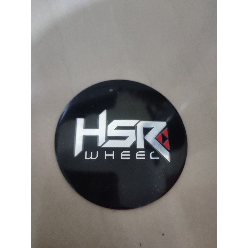 Sticker Logo Velg Original Hsr // Logo Dop Velg Original Hsr Ukuran 5.5CM