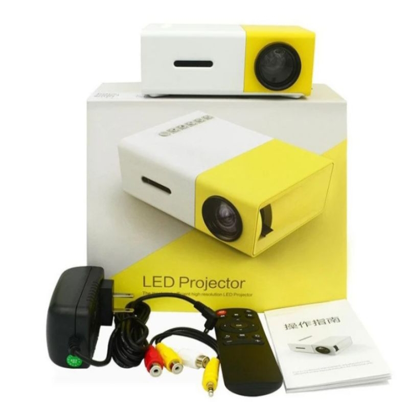 Mini proyektor YG300 Portable LED Mini Proyektor HP Mini Home Theater HDMI Mini Proyektor