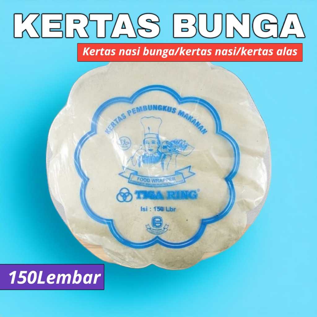 [250Pcs] Kertas Nasi Bunga / Kertas Nasi Bulat / Kertas 3 Ring / Royal