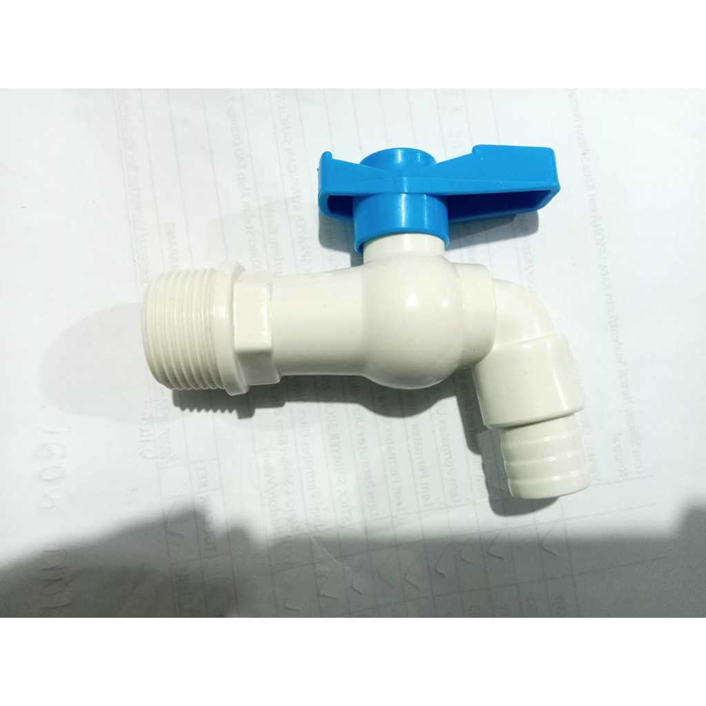 Kran Air 3/4" /Kran Tembok/Kran Plastik Drat 3/4"