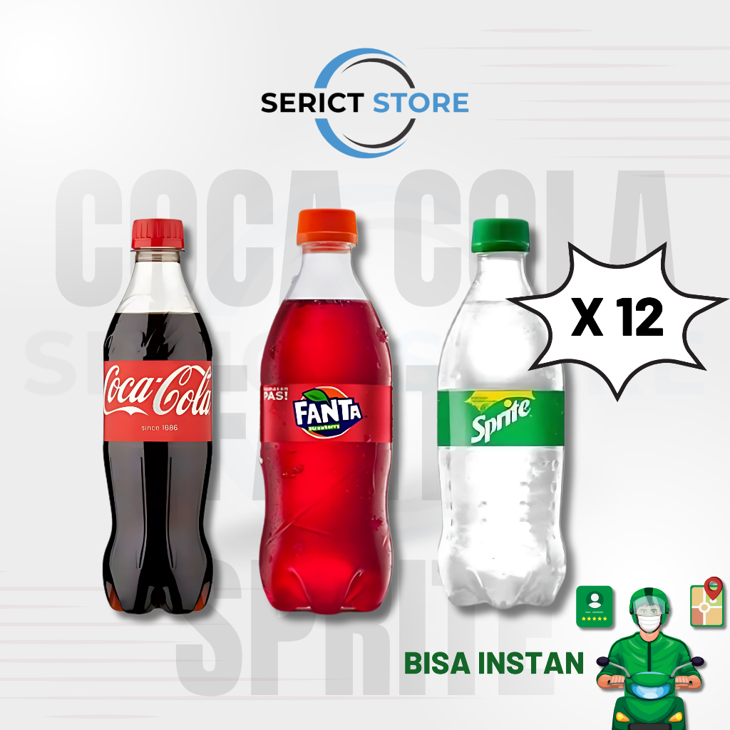 

Coca Cola - Fanta - Sprite kemasan botol 250ml per 12 botol