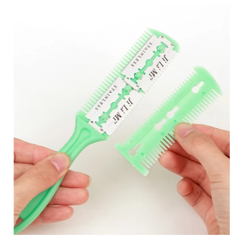 ready GUSA sisir sasak sisir silet komet sisir cutter pemotong pencukur penipis rambut ecos