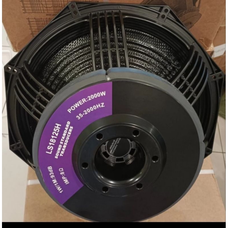 speaker component 18 inch daun carbon LS18125H model RDW Huper VC 5"