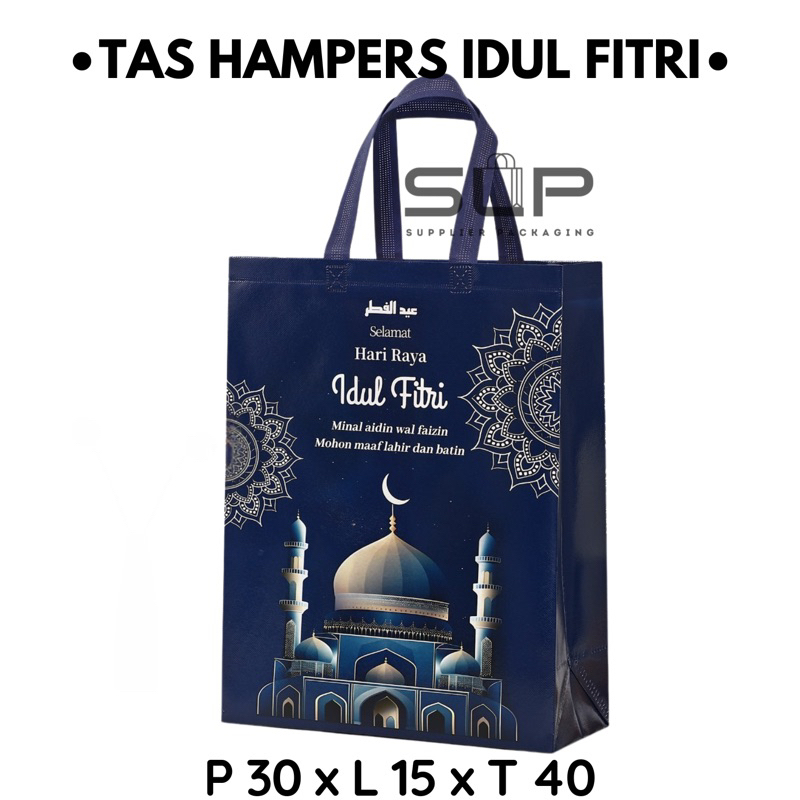 

goodie bag lebaran idul fitri tas hampers souvenir lebaran idul fitri spunbond laminasi
