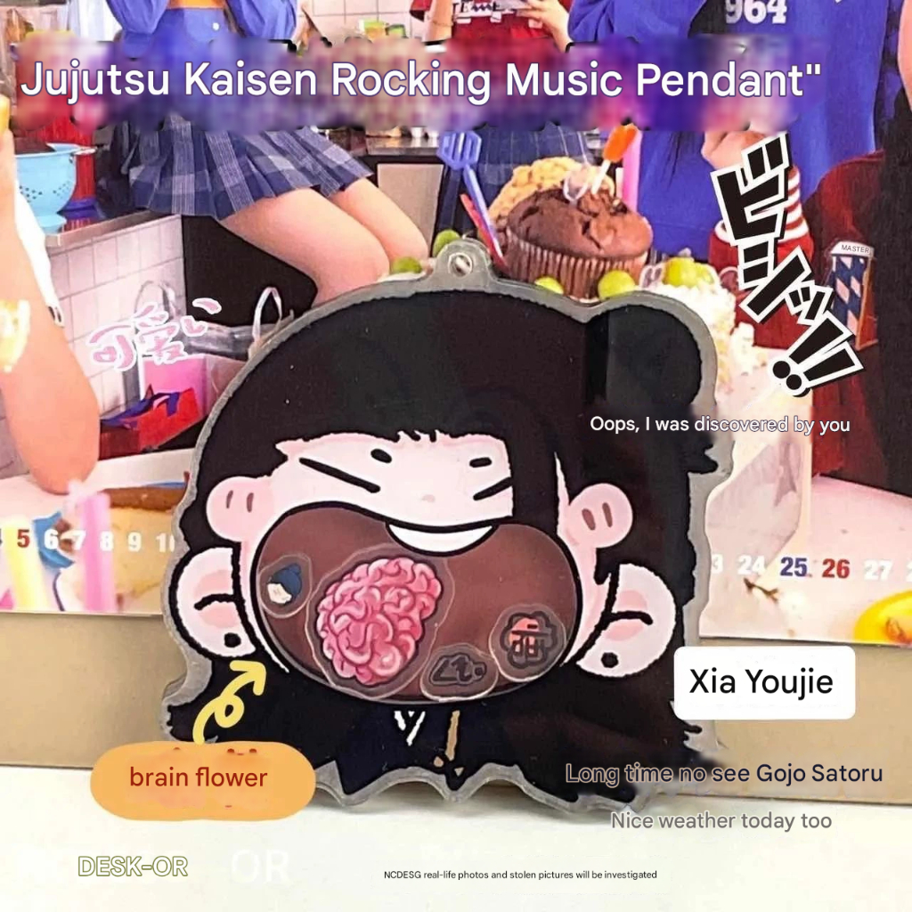 GANTUNGAN KUNCI JUJUTSU KAISEN / GANTUNGAN KUNCI GOJO / KEYCHAIN GOJO / KEYCHAIN GETO