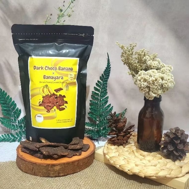 

Banayara | Keripik Pisang Cokelat | Dark Choco Banana