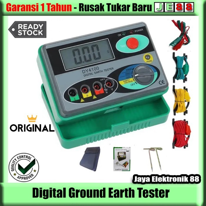 Digital earth grounding tester ground