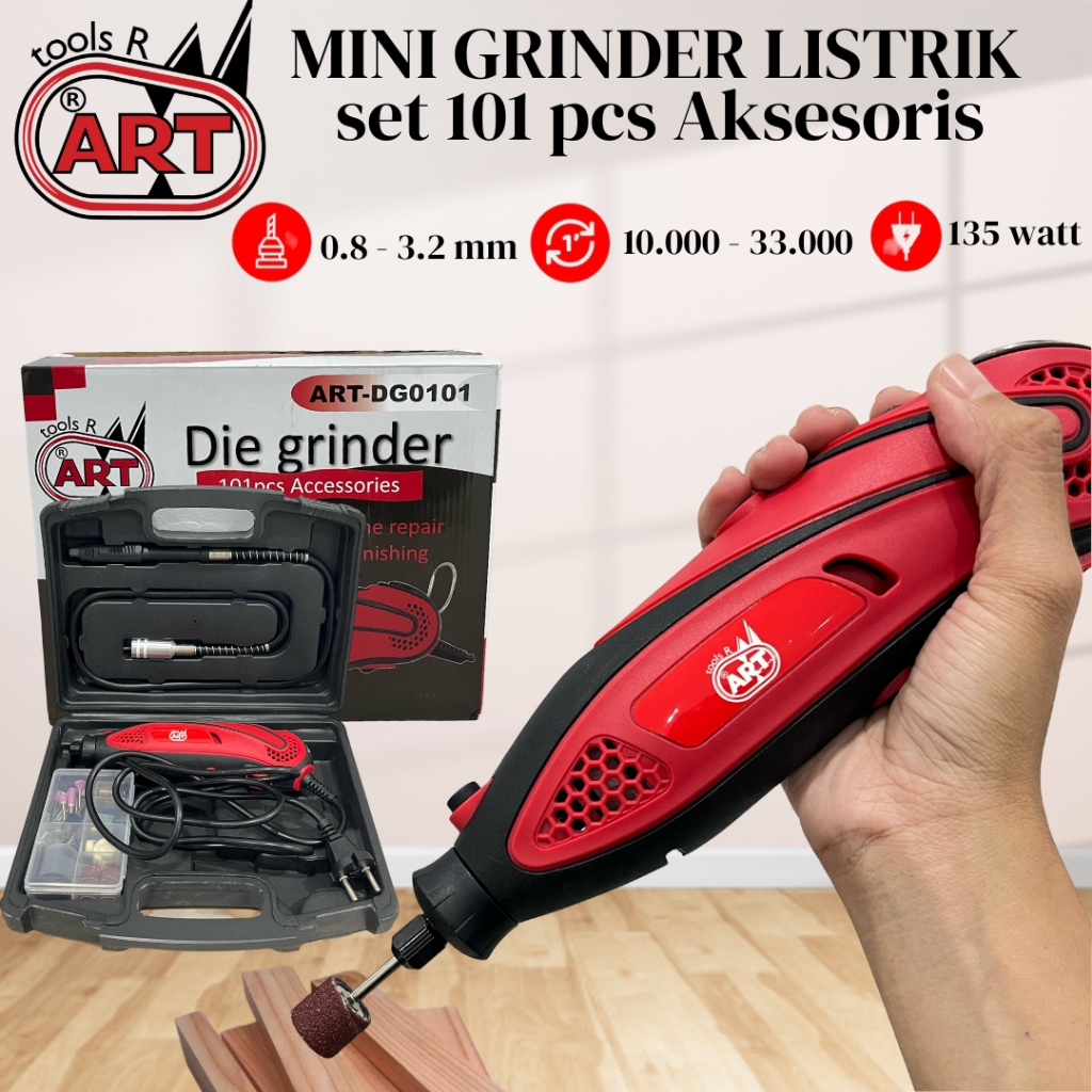 Bor Mini Listrik Set Lengkap - Grinder Bor Tuner Mesin Porting Mini - Bor Tuner Mini Koper Mesin Tun