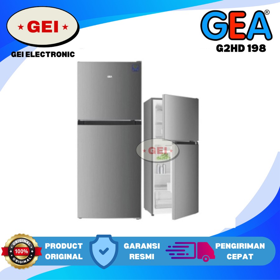 GEA G2HD 198 Kulkas 2 Pintu GEA 198 Liter / GEA Home Refrigerator G2HD-198