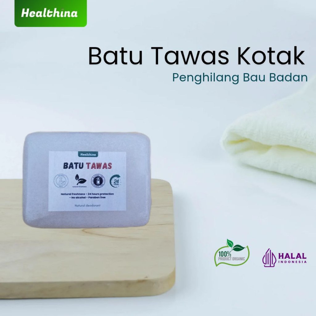 Batu tawas, Deodoran alami, anti bau ketiak, bau badan, dan bau ketek, COD Makassar