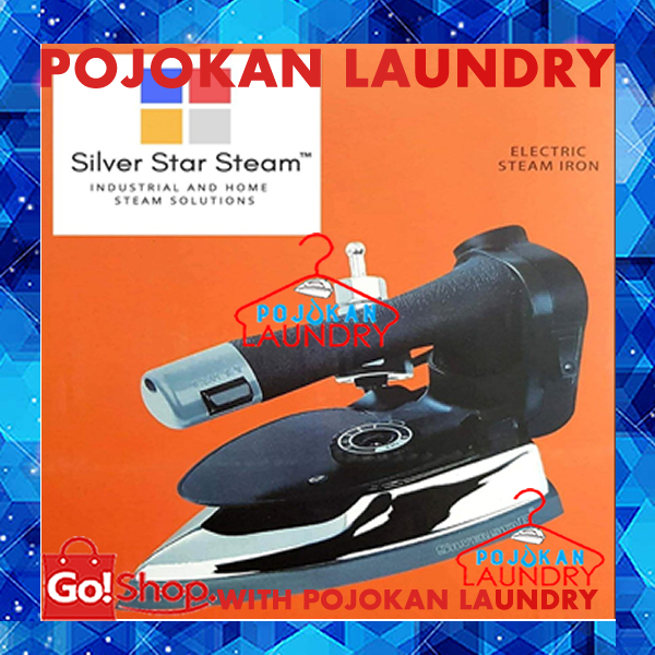 Silverstar ES 300/Setrika uap listrik Silverstar ES 300 / ES300 / ES-300/Gosokan Uap Laundry Listrik
