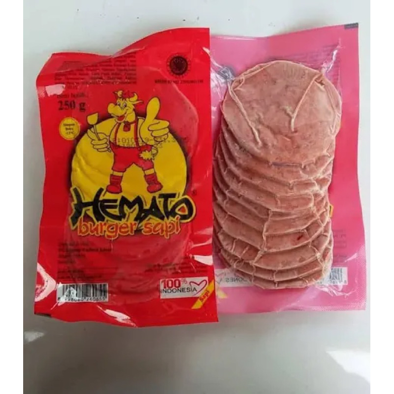 

Hemato Beef Burger 250gr