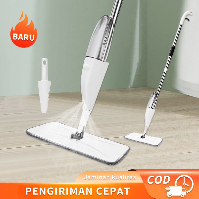 alat pel lantai semprot otomatis spray mop Semprot Dengan Tangki Isi Air Otomatis
