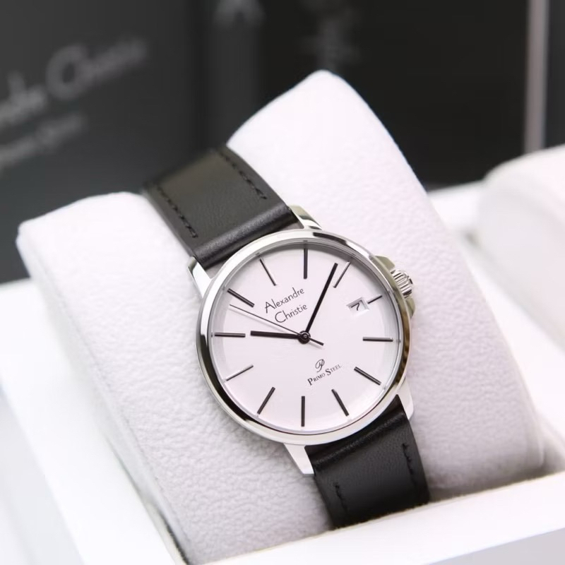 JAM TANGAN WANITA ALEXANDRE CHRISTIE AC1032 AC 1032 LD LEATHER
