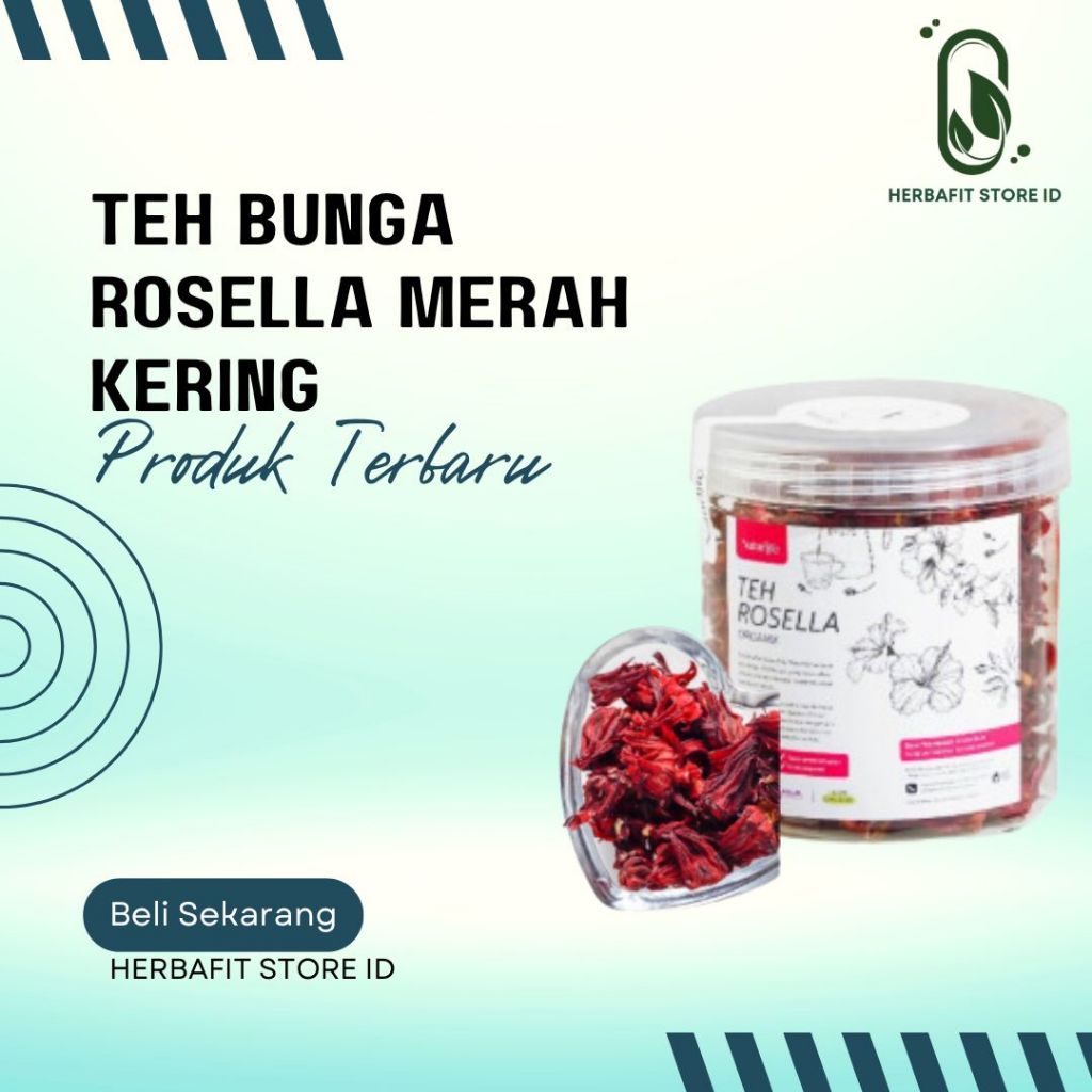 

TEH BUNGA ROSELLA MERAH KERING PREMIUM 50G