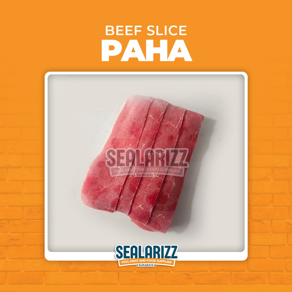 

Beef Slice Paha / Paha Slice / Daging Slice / Sukiyaki / BBQ / Daging Surabaya / Jual Daging Slice