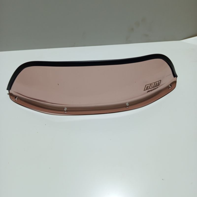 visor winsild  pet batok lampu v80 yamaha robot coklat smoke