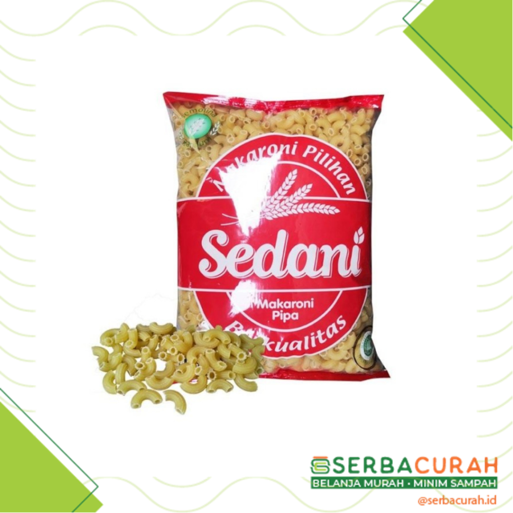 

Sedani Makaroni Pipa | Elbow Pasta | Kemasan 1 kg