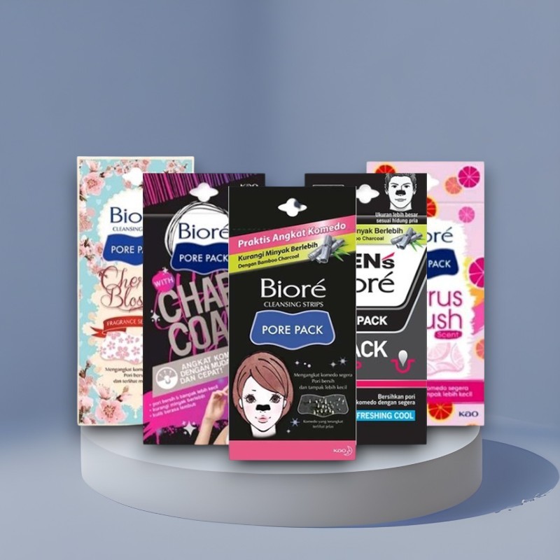BIORE PORE PACK CLEANSING STRIPS PLESTER AMPUH PENGANGKAT KOMEDO BATANG PERSONAL CARE