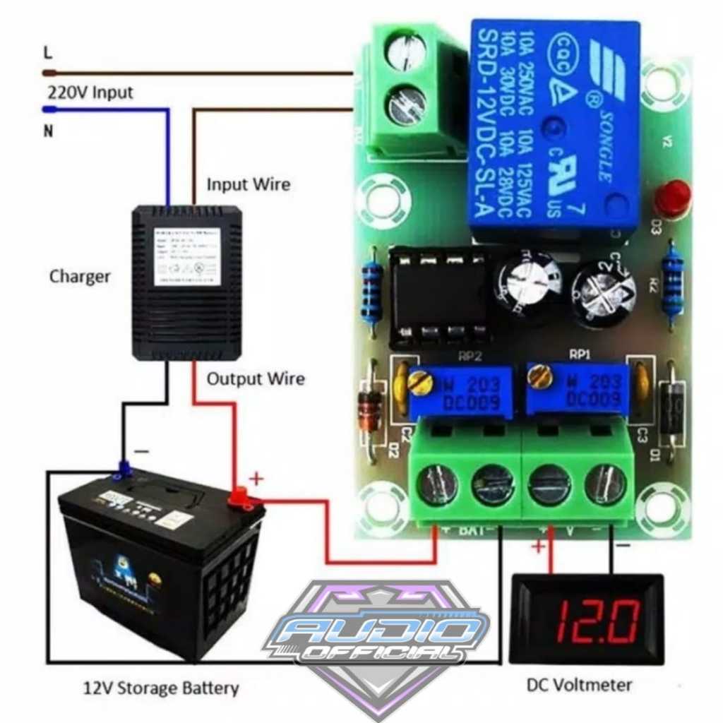 Modul Otomatis Charger AKI / Accu Original