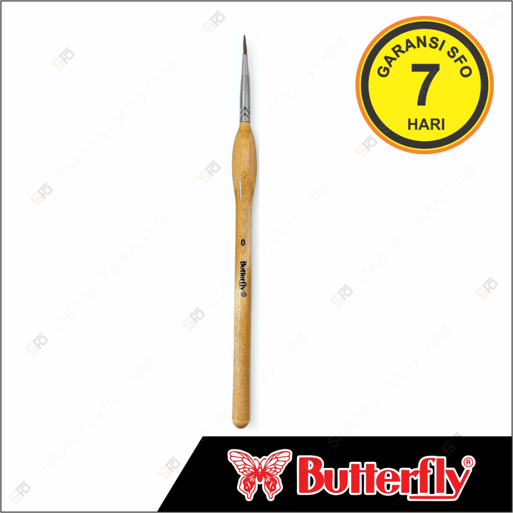 

Kuas Lukis Art Butterfly Satuan No. 0