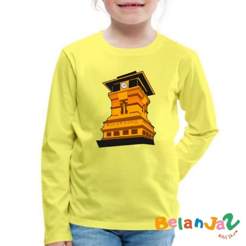 BAJU ANAK KAOS ANAK MENARA KUDUS ATASAN ANAK LENGAN PANJANG